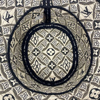 Louis Vuitton Hat Black White Light Blue Cotton Silk — view 4