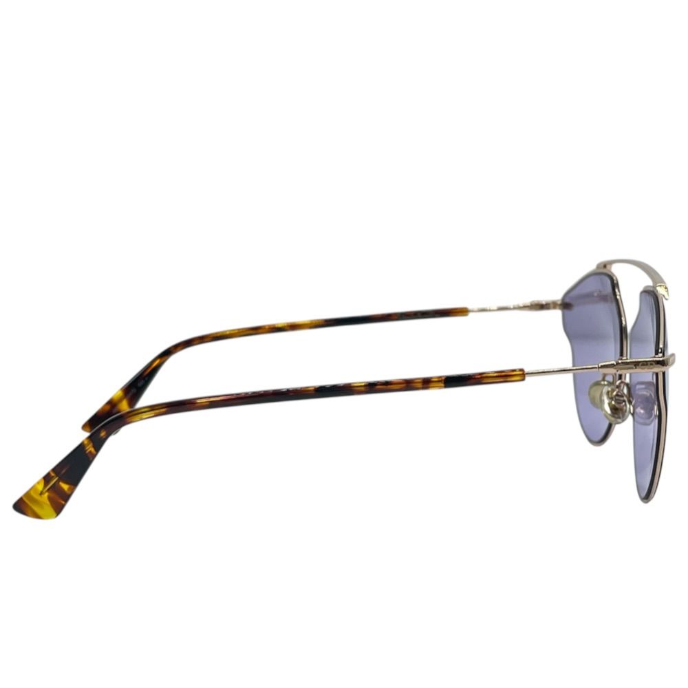 Dior So Real Pop Sunglasses Boston Metal Acetate Gold Purple Tortoiseshell — view 3