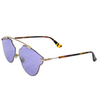 Dior So Real Pop Sunglasses Boston Metal Acetate Gold Purple Tortoiseshell