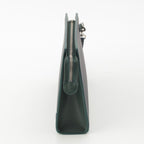 Gucci GG Supreme Medium Bicolor Silver Clutch Pouch Blue Navy Green — view 3