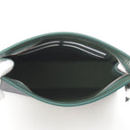 Gucci GG Supreme Medium Bicolor Silver Clutch Pouch Blue Navy Green — view 6