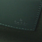 Gucci GG Supreme Medium Bicolor Silver Clutch Pouch Blue Navy Green — view 7