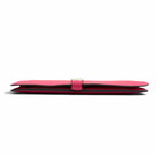 Hermes Dogon GM Framboise Togo Silver Sellier Wallet — view 3