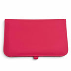 Hermes Dogon GM Framboise Togo Silver Sellier Wallet — view 2