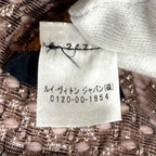 Louis Vuitton Logomania Scarf Shine Wool Silk Blend Rose Ballerine — view 8