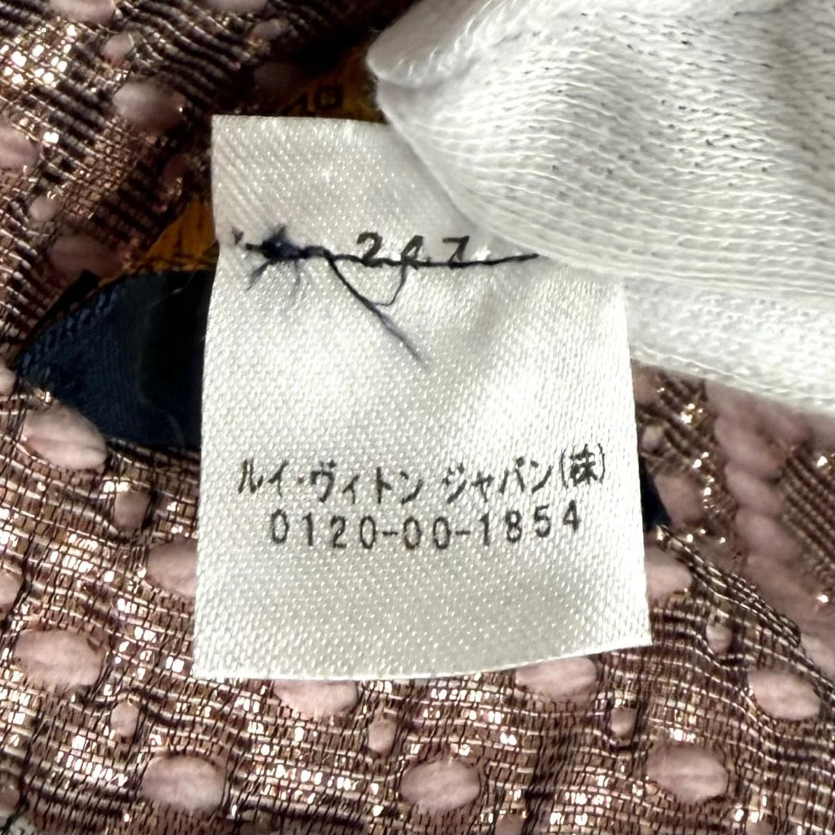Louis Vuitton Logomania Scarf Shine Wool Silk Blend Rose Ballerine — view 8