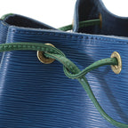 Louis Vuitton Noe Epi Toledo Blue Borneo Green Tote Bag — view 6