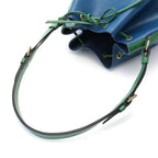 Louis Vuitton Noe Epi Toledo Blue Borneo Green Tote Bag — view 4