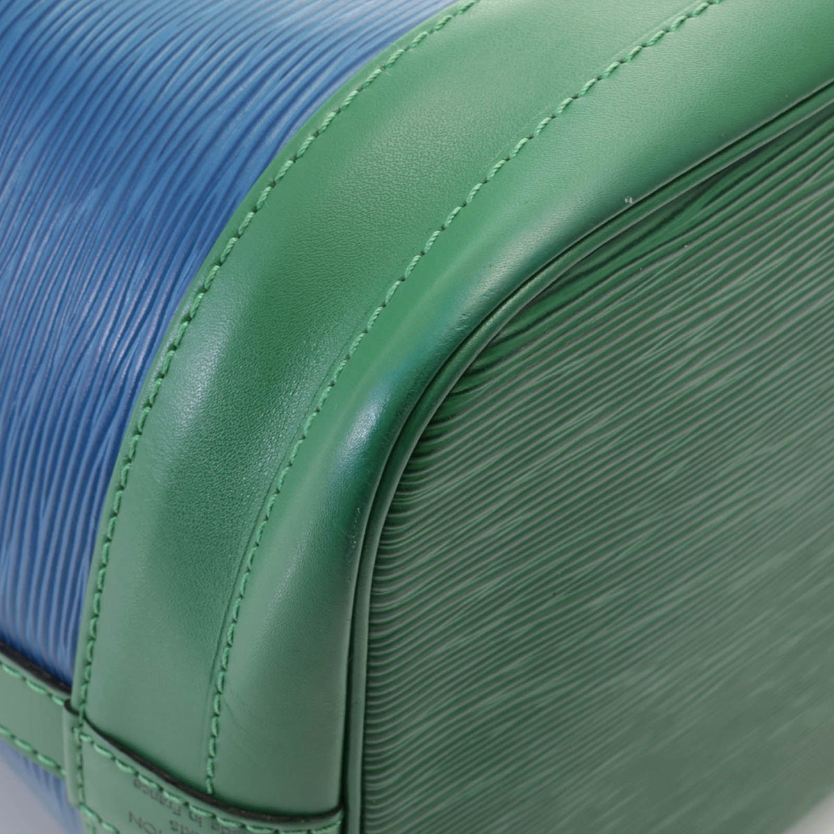 Louis Vuitton Noe Epi Toledo Blue Borneo Green Tote Bag — view 8