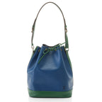 Louis Vuitton Noe Epi Toledo Blue Borneo Green Tote Bag