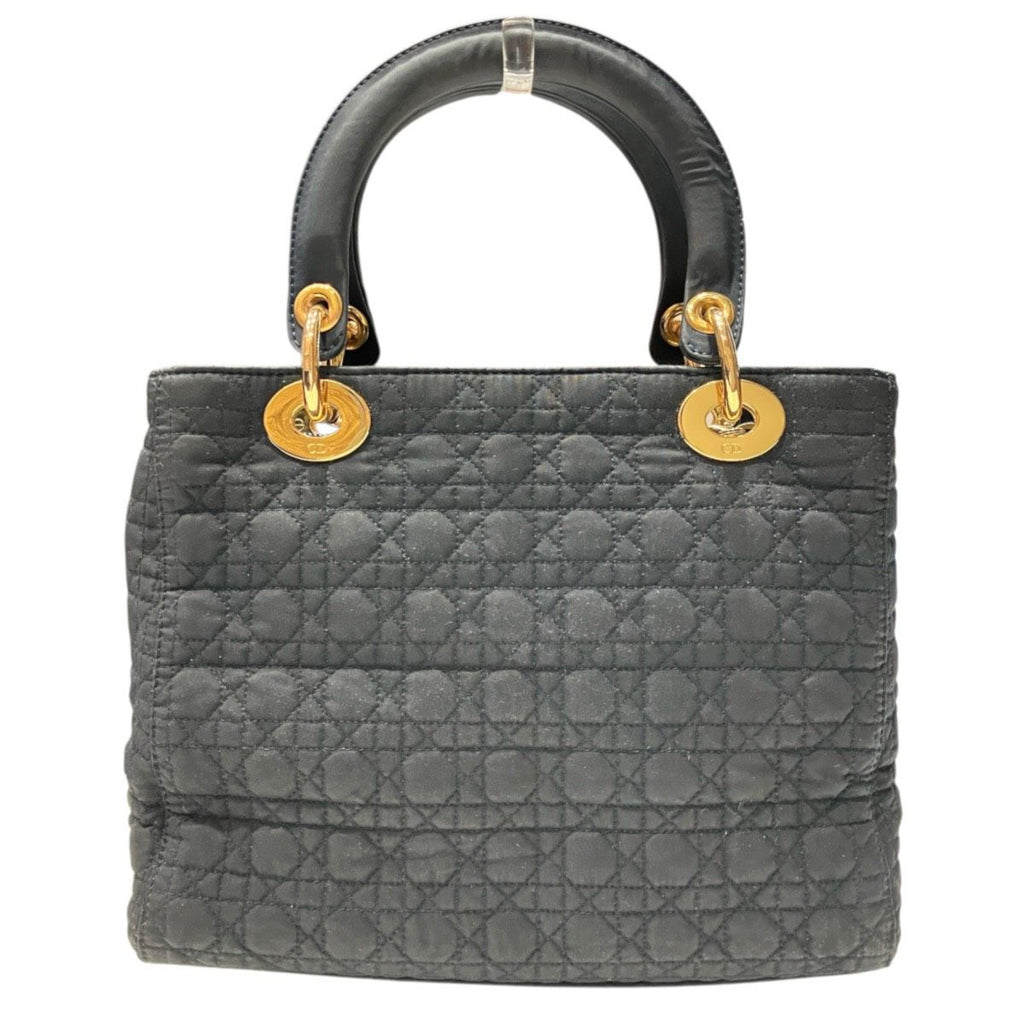 Dior Lady Dior Cannage Handbag Nylon — view 2