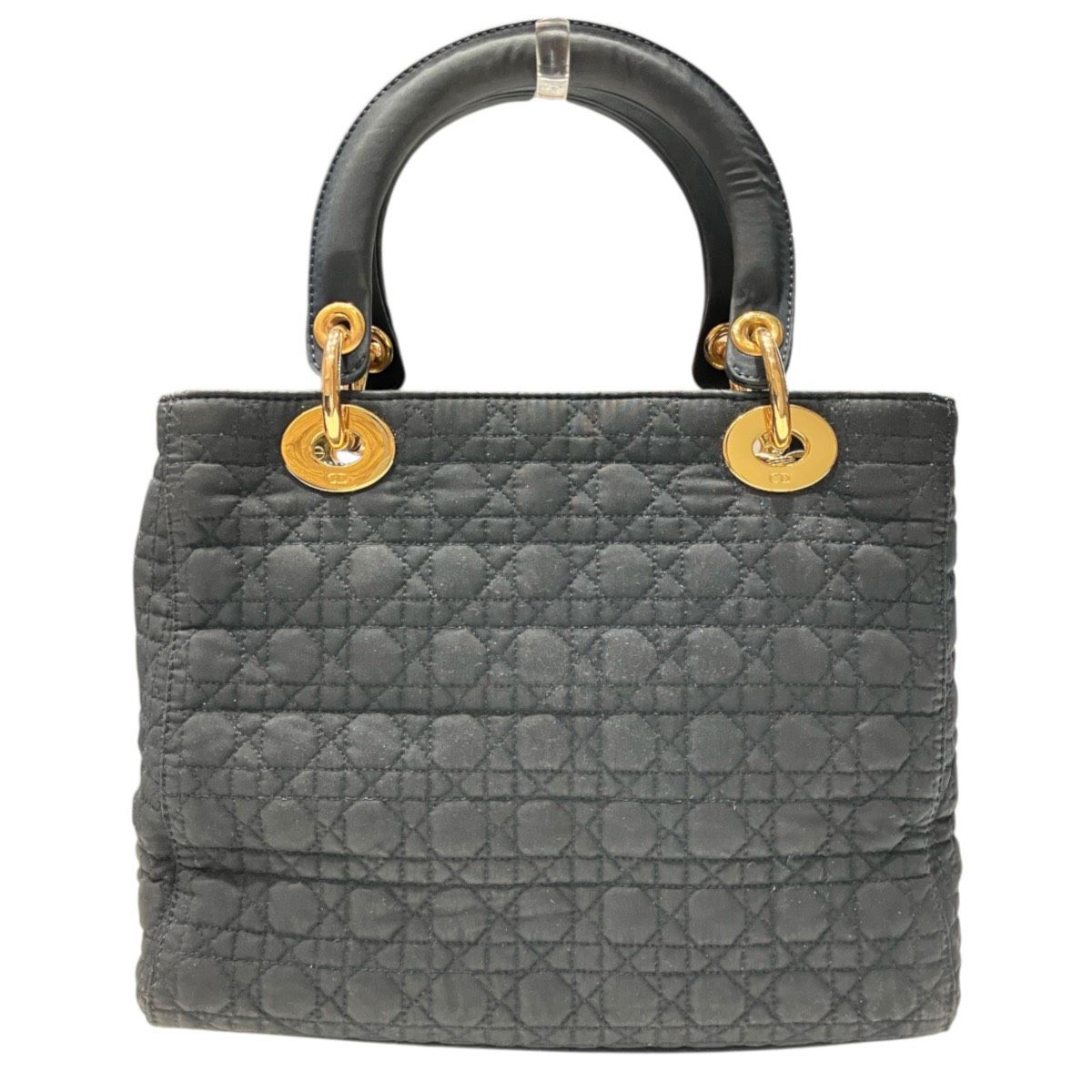 Dior Lady Dior Cannage Handbag Nylon — view 2