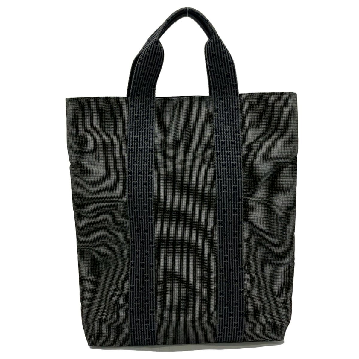 Hermes Tote Bag Herline Cabas Gray — view 3
