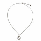 Gucci Interlocking G Arabesque Necklace Silver — view 4