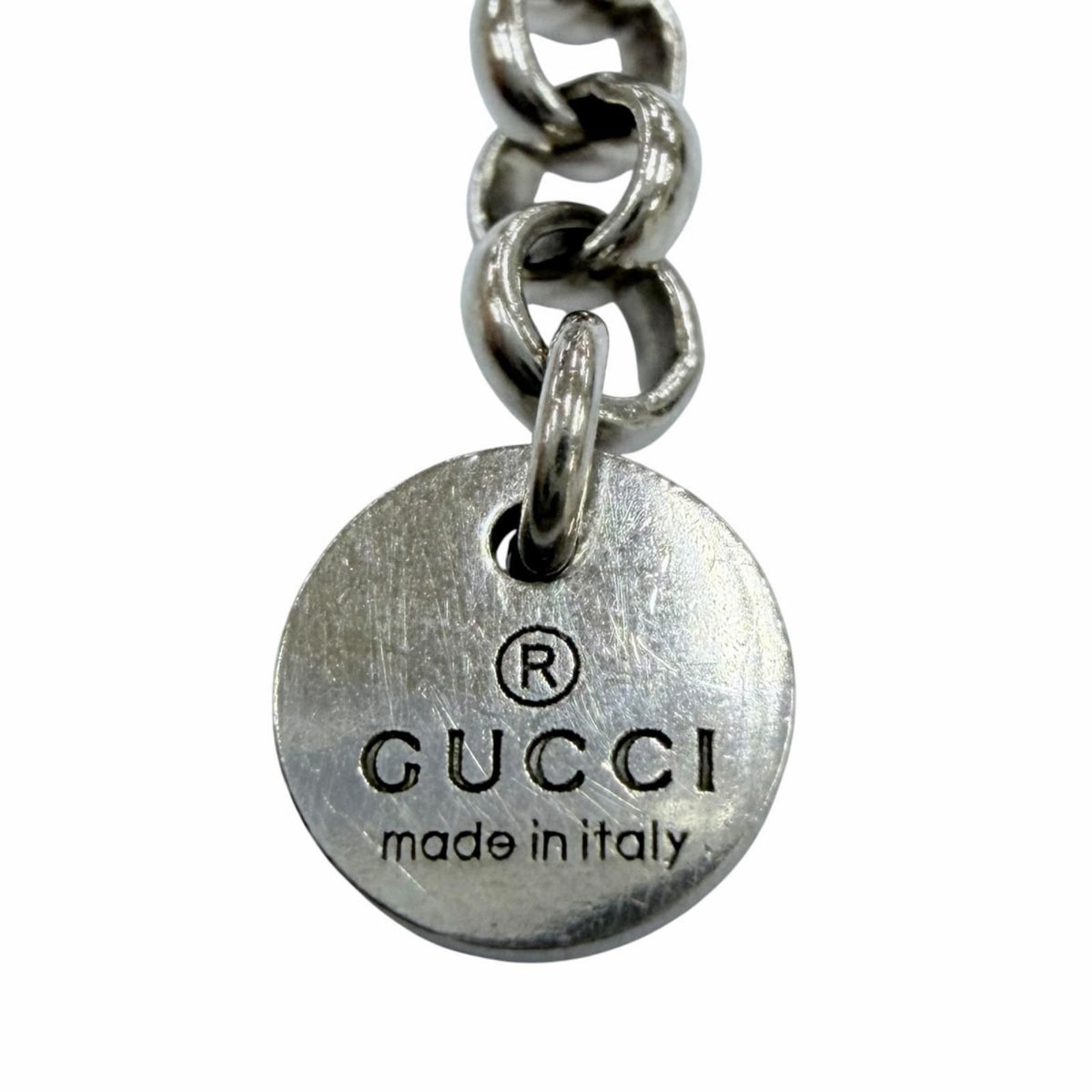 Gucci Interlocking G Arabesque Necklace Silver — view 7