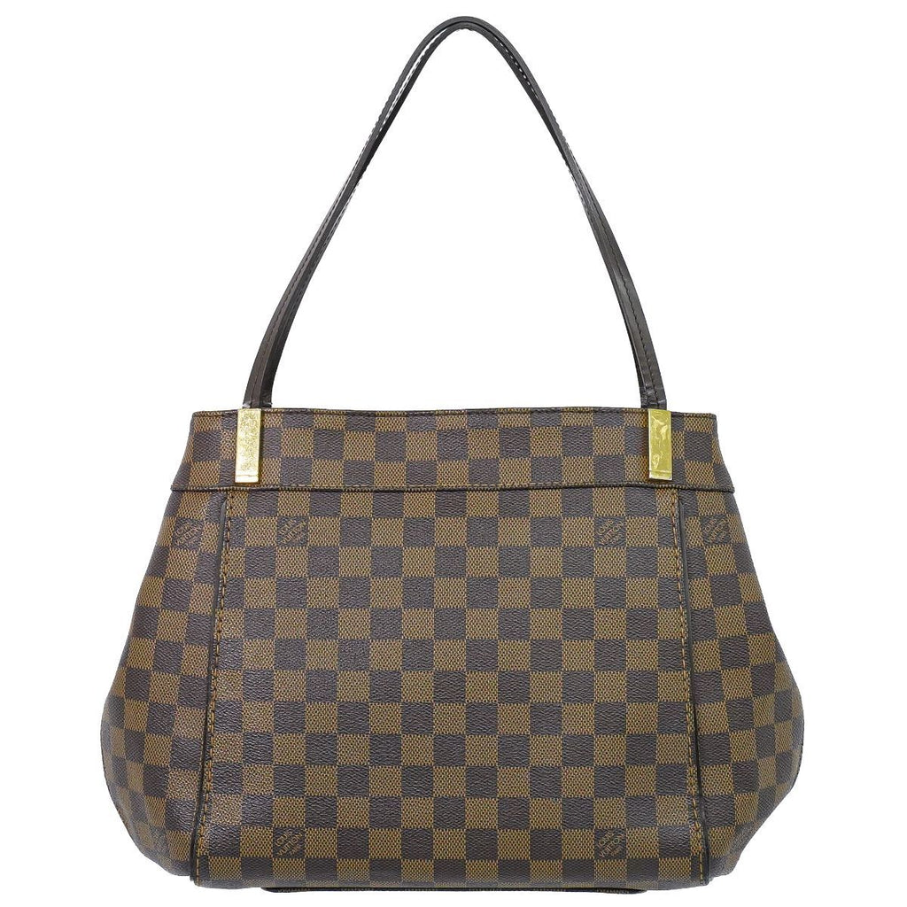 Louis Vuitton LV Marylebone PM Damier Ebene Shoulder Bag Tote Brown