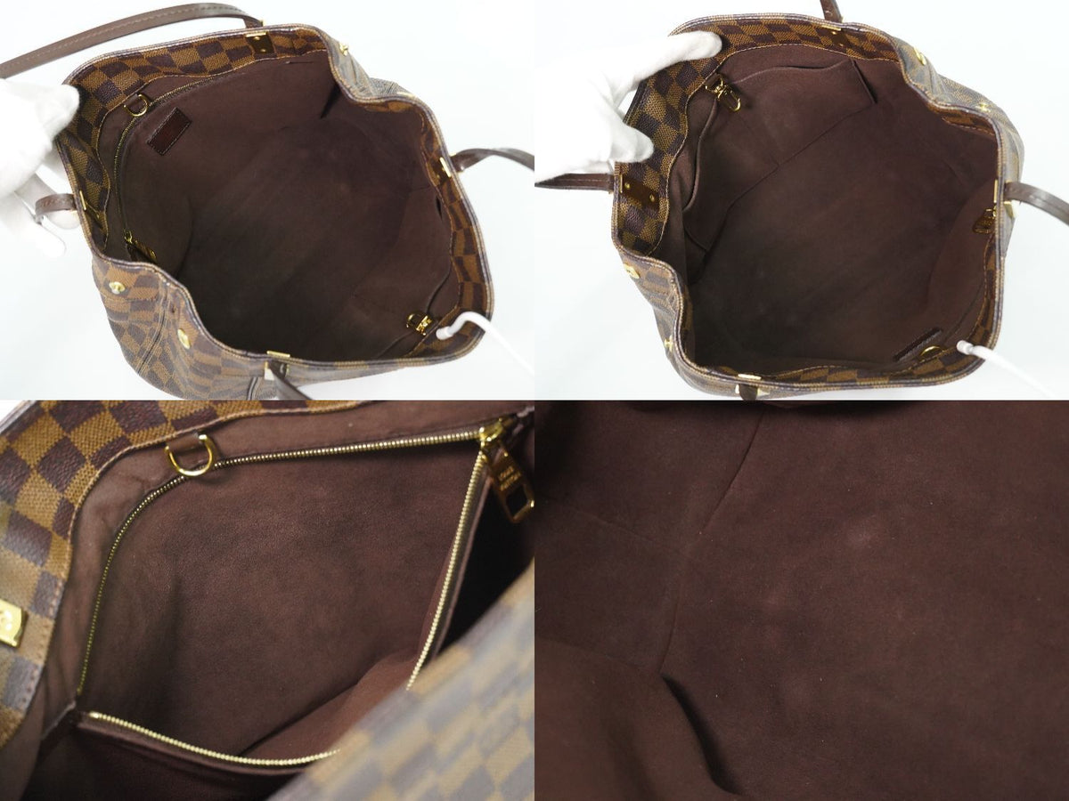 Louis Vuitton LV Marylebone PM Damier Ebene Shoulder Bag Tote Brown — view 8