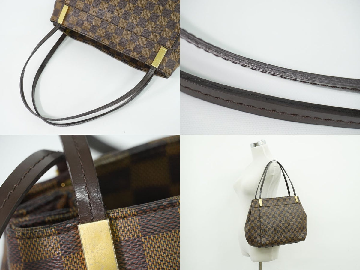 Louis Vuitton LV Marylebone PM Damier Ebene Shoulder Bag Tote Brown — view 6