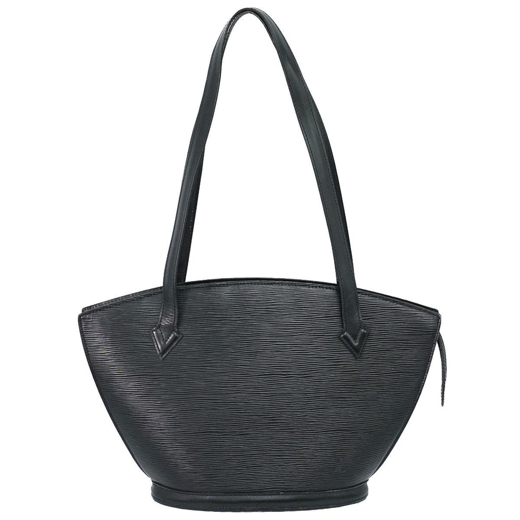 Louis Vuitton LV Saint Jacques Poignet Long Epi Leather Shoulder Bag Noir Black