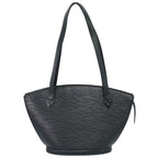Louis Vuitton LV Saint Jacques Poignet Long Epi Leather Shoulder Bag Noir Black