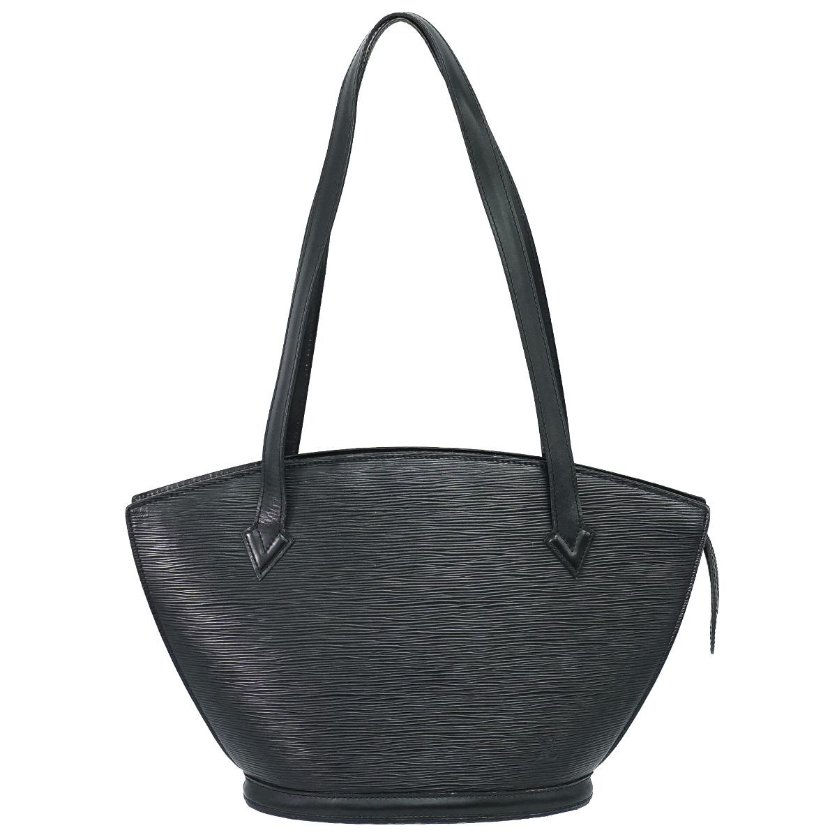 Louis Vuitton LV Saint Jacques Poignet Long Epi Leather Shoulder Bag Noir Black