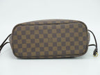 Louis Vuitton LV Vintage Neverfull PM Damier Ebene Shoulder Bag Tote Brown — view 3