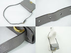 Gucci GG Marmont Shoulder Bag Pochette Leather Gray — view 6