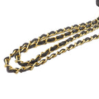 Chanel Mini Quilted 20 Chain Shoulder Bag Black Lambskin — view 5