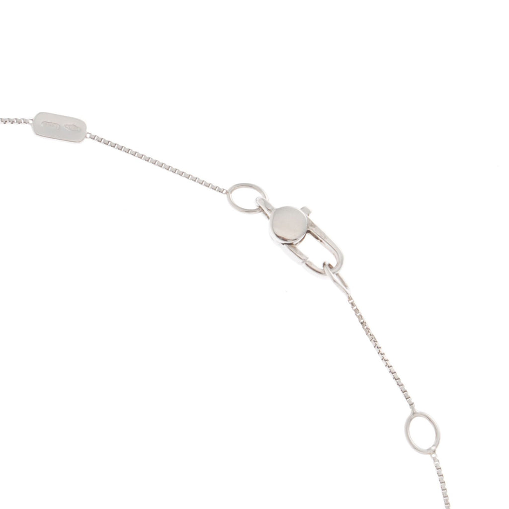 Gucci Heart Motif NC WG D Necklace 18k White Gold 18k Diamond — view 3