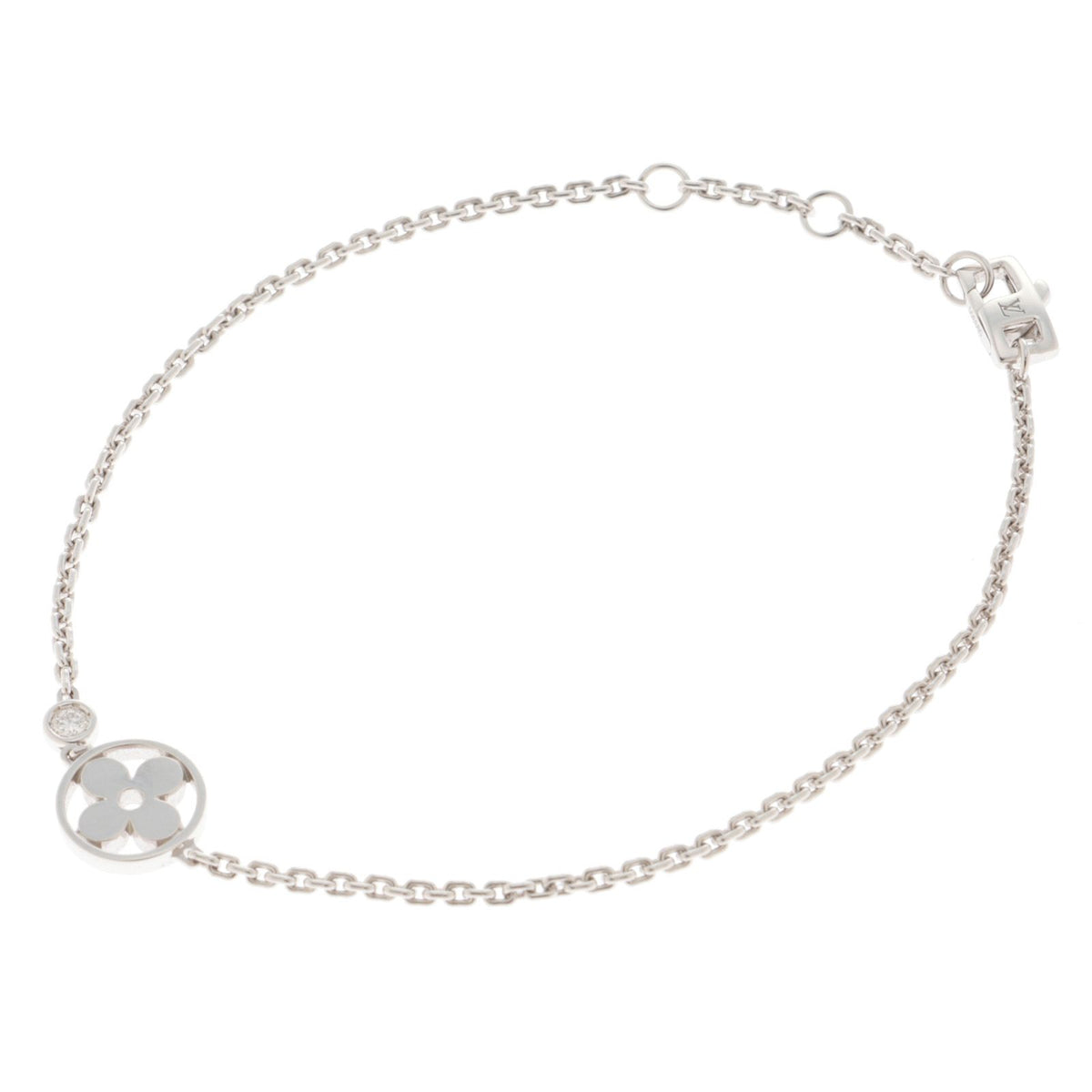 Louis Vuitton Bracelet Idy Blossom BL WG D 18k White Gold 18k