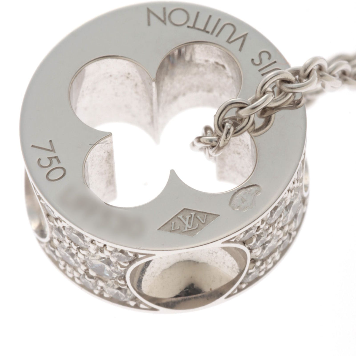 Louis Vuitton Pendentif Empreinte NC WG D Necklace 18k White Gold 18k — view 6
