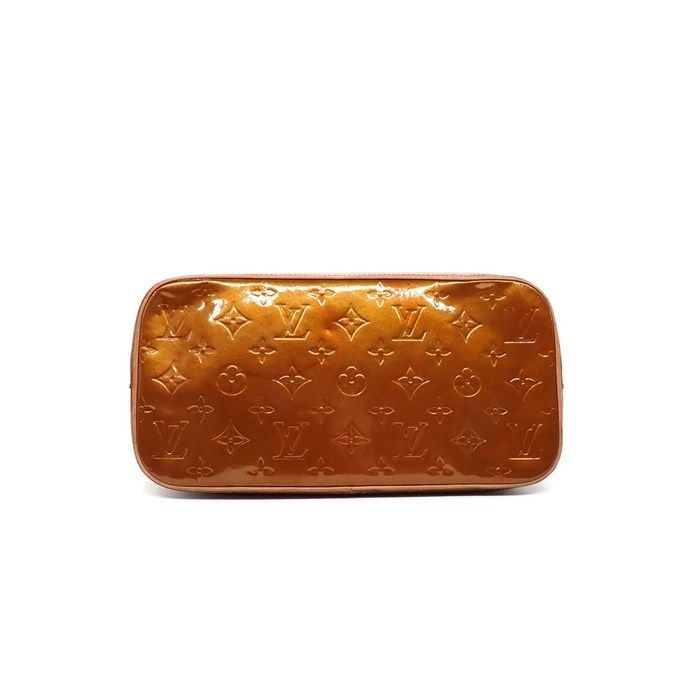 Louis Vuitton Tote Bag Houston Blanc Monogram Vernis Gold — view 4