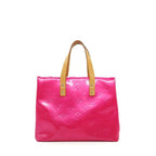 Louis Vuitton Tote Bag Reade PM Fuchsia Pink Monogram Vernis Gold — view 2