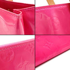 Louis Vuitton Tote Bag Reade PM Fuchsia Pink Monogram Vernis Gold — view 8