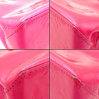 Louis Vuitton Tote Bag Reade PM Fuchsia Pink Monogram Vernis Gold — view 7