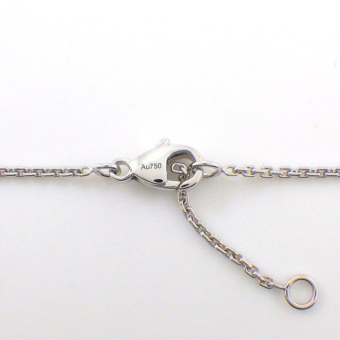 Louis Vuitton Necklace Pendentif Idylle Blossom Monogram Diamond 18k White Gold — view 4
