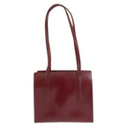 Prada Red Patent Leather Tote Shoulder Bag — view 2