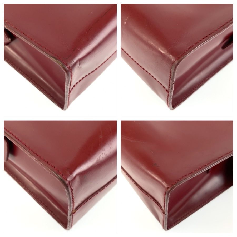 Prada Red Patent Leather Tote Shoulder Bag — view 4