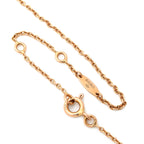 Dior Necklace Rose Des Vents Medallion Pink Gold Diamond Pearl Wind Motif — view 4