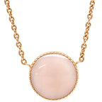Dior Necklace Rose Des Vents Medallion Pink Gold Diamond Pearl Wind Motif — view 2