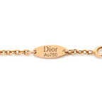 Dior Necklace Rose Des Vents Medallion Pink Gold Diamond Pearl Wind Motif — view 6