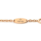 Dior Necklace Rose Des Vents Medallion Pink Gold Diamond Pearl Wind Motif — view 5