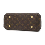 Louis Vuitton 2-Way Bag Montaigne BB Monogram Canvas Gold Brown Shoulder Handbag — view 3