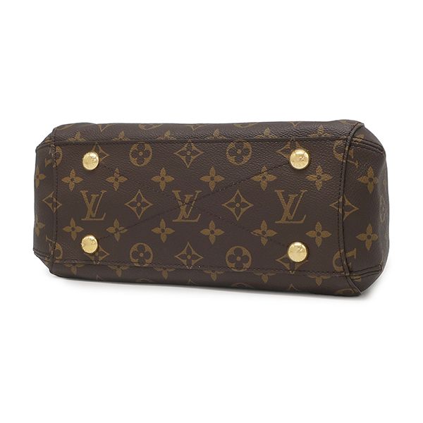 Louis Vuitton 2-Way Bag Montaigne BB Monogram Canvas Gold Brown Shoulder Handbag — view 3