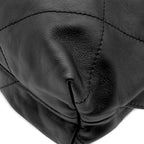 Chanel Backpack Chanel 22 Calfskin Black Gold Chain — view 4