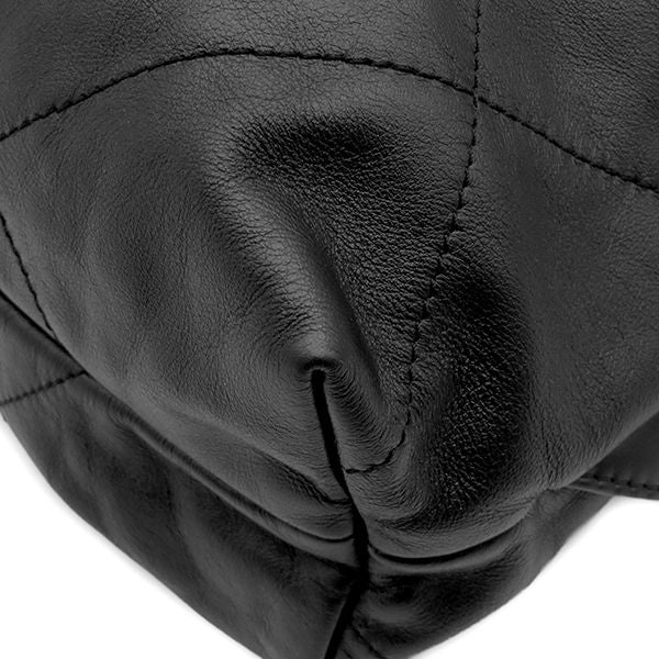 Chanel Backpack Chanel 22 Calfskin Black Gold Chain — view 4