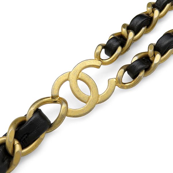 Chanel Backpack Chanel 22 Calfskin Black Gold Chain — view 8