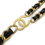 Chanel Backpack Chanel 22 Calfskin Black Gold Chain — view 8