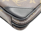 Louis Vuitton Shoulder Bag Utility Front Brown Black Monogram — view 5