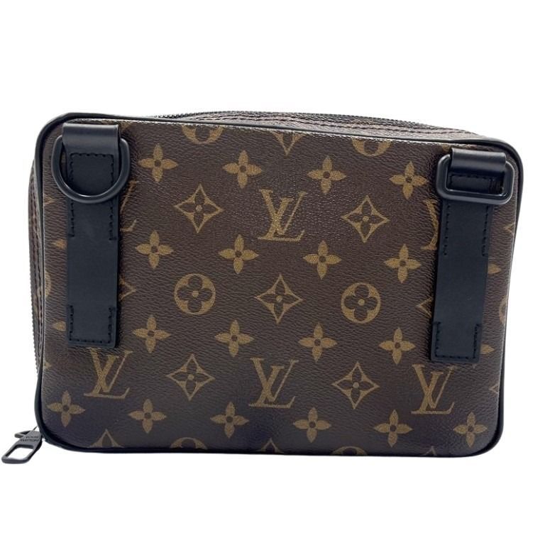Louis Vuitton Shoulder Bag Utility Front Brown Black Monogram — view 2
